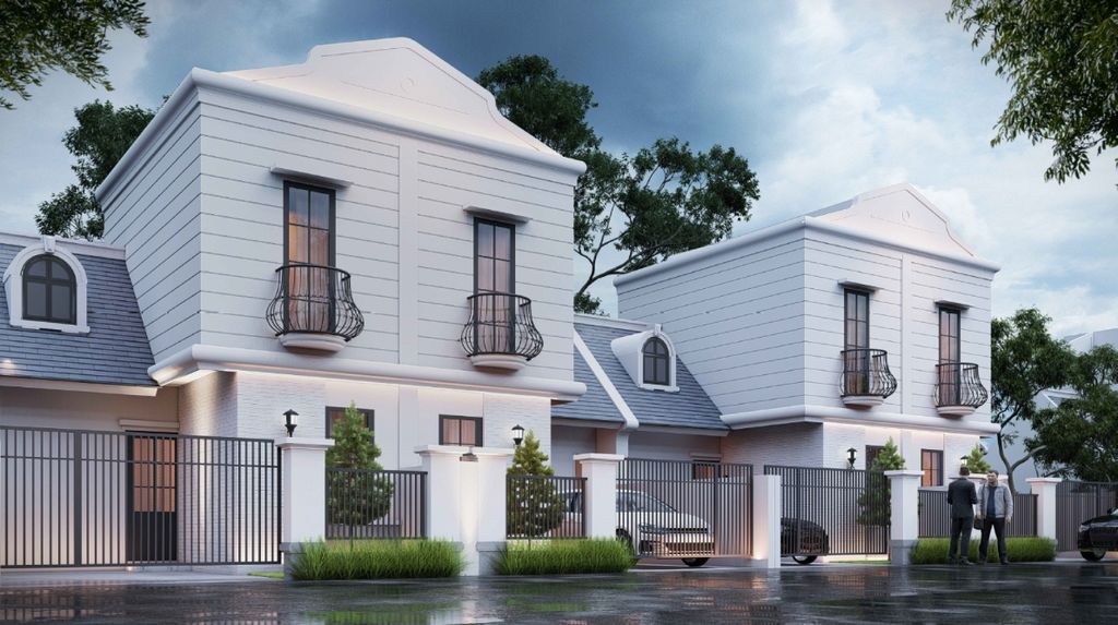 foto tampak rumah tipe VENICE perumahan RICH VILLAGE PHASE 3