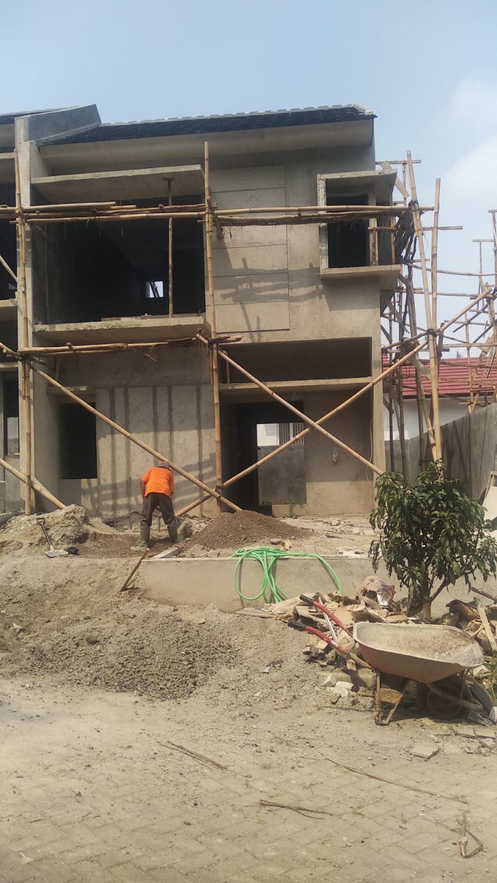 foto denah rumah tipe 78/136 perumahan PURI MELIA GARDEN