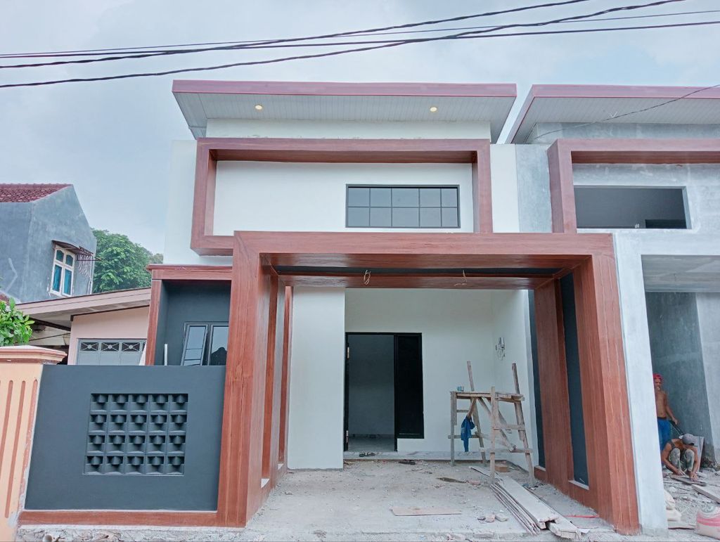 foto tampak rumah tipe IVY perumahan TEBET RAYA