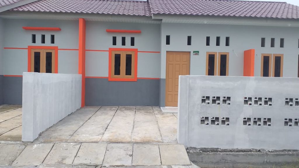 foto tampak rumah tipe 36 subsidi perumahan BUMI AYU LESTARI TAHAP 2