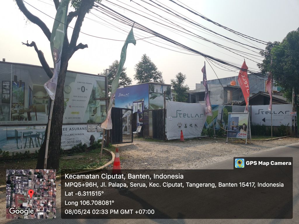 foto gerbang perumahan STELLAR
