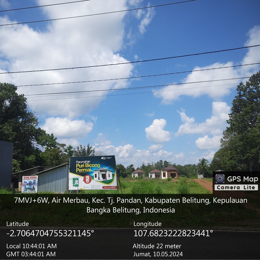 foto gerbang perumahan Puri Bicong Permai