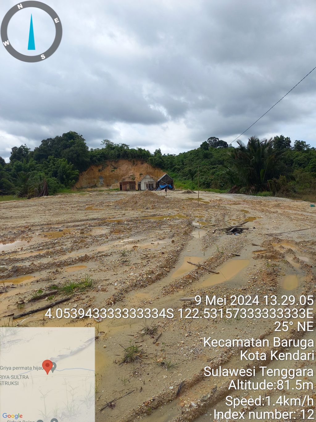 foto posisi tengah perumahan SHAN VILLAGE