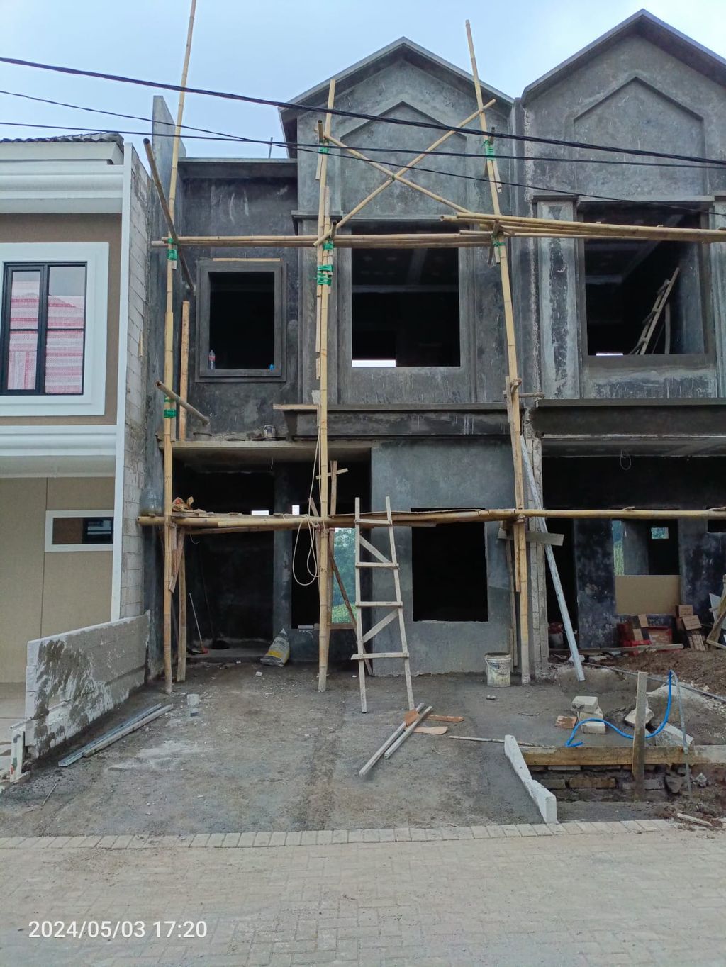 foto tampak rumah tipe 43 Compact CL 3KT (353) perumahan Bukit Sukanagara Resort