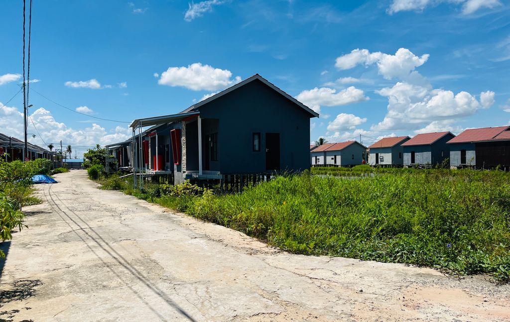 foto posisi tengah perumahan ADINDA VILLAGE 6 TAHAP 2