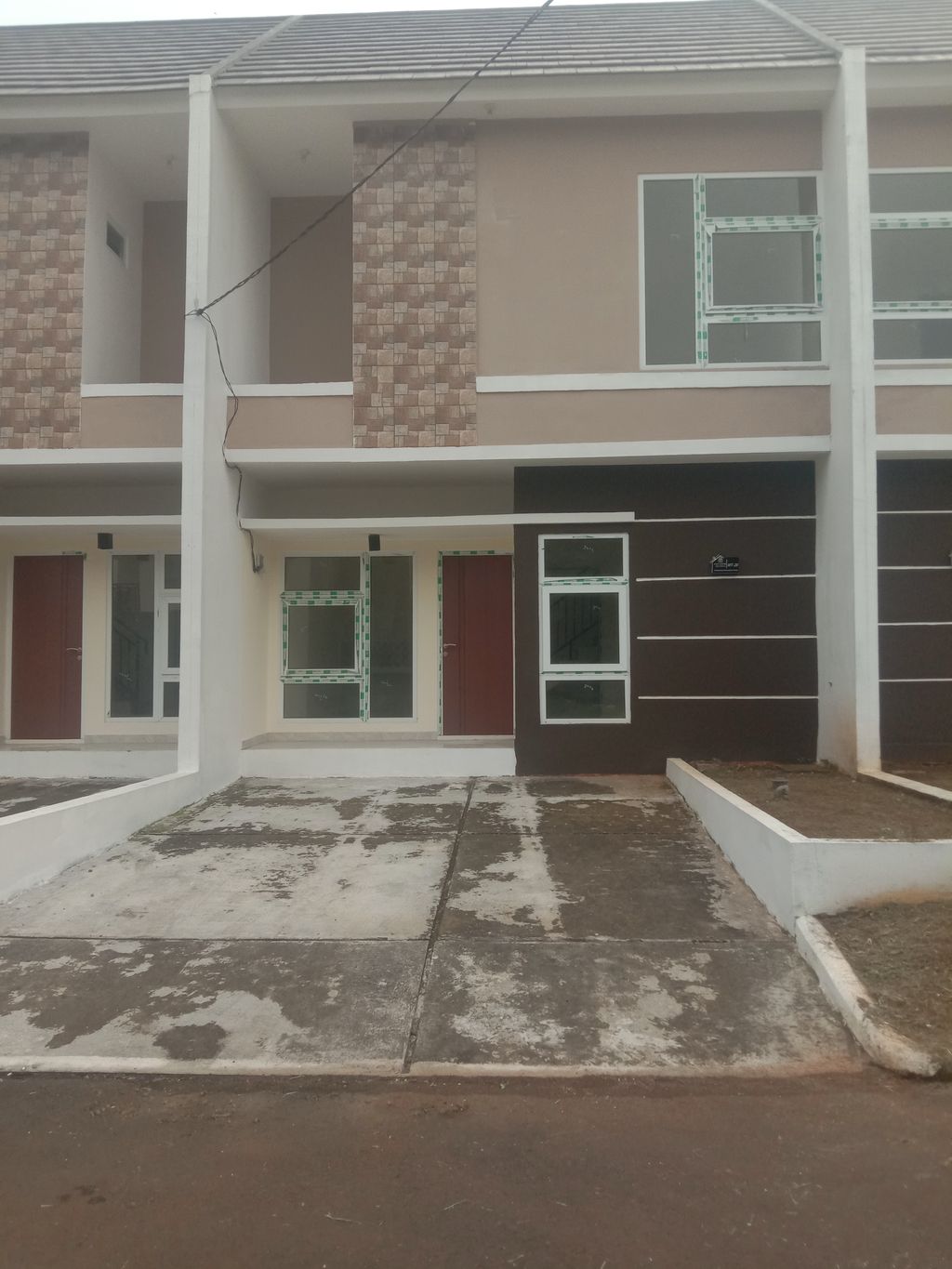 foto tampak rumah tipe 45/92 (Tahun 2024) perumahan Sawangan Residence Ideal