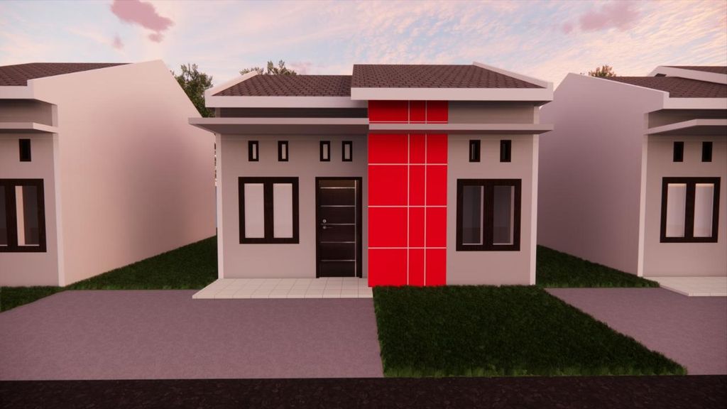 foto tampak rumah tipe Subsidi perumahan KOTO GMC 6