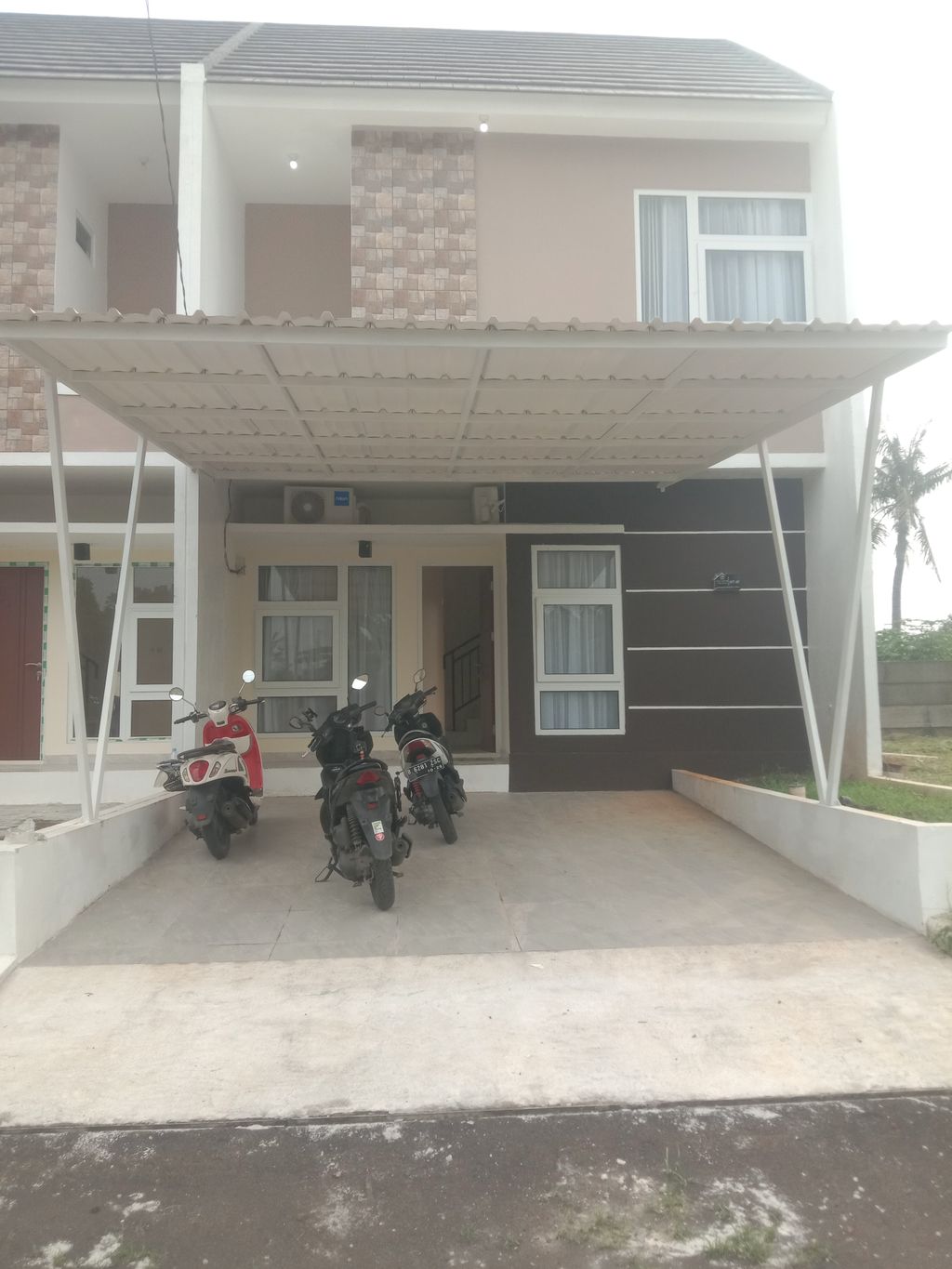 foto tampak rumah tipe 45/95 (Tahun 2024) perumahan Sawangan Residence Ideal