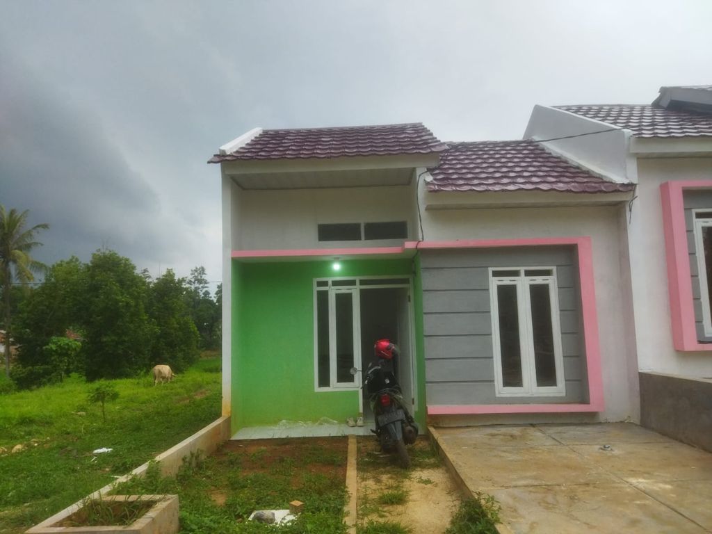 foto tampak rumah tipe Subsidi 36 B perumahan Perumahan Samara Gardenia Natar