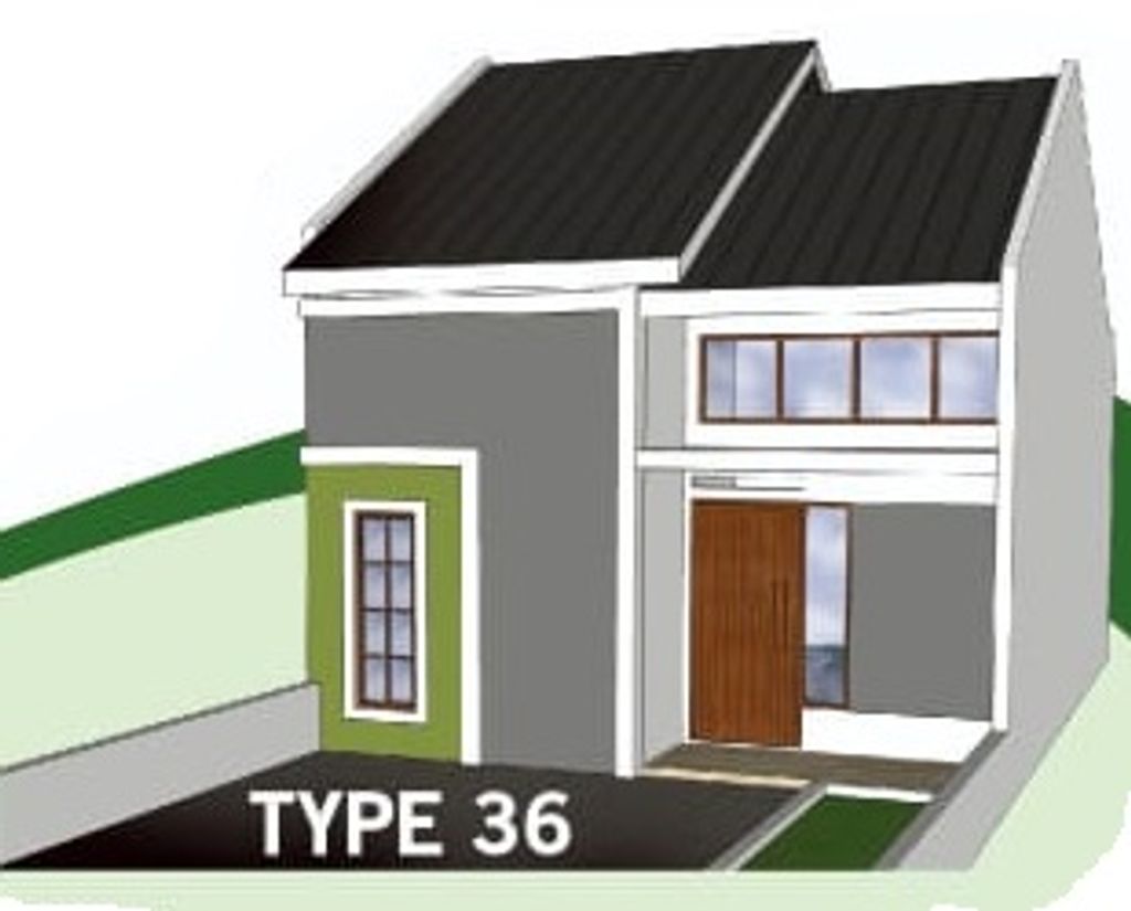 foto tampak rumah tipe 36//81 perumahan CENDANA RESIDENCE 4