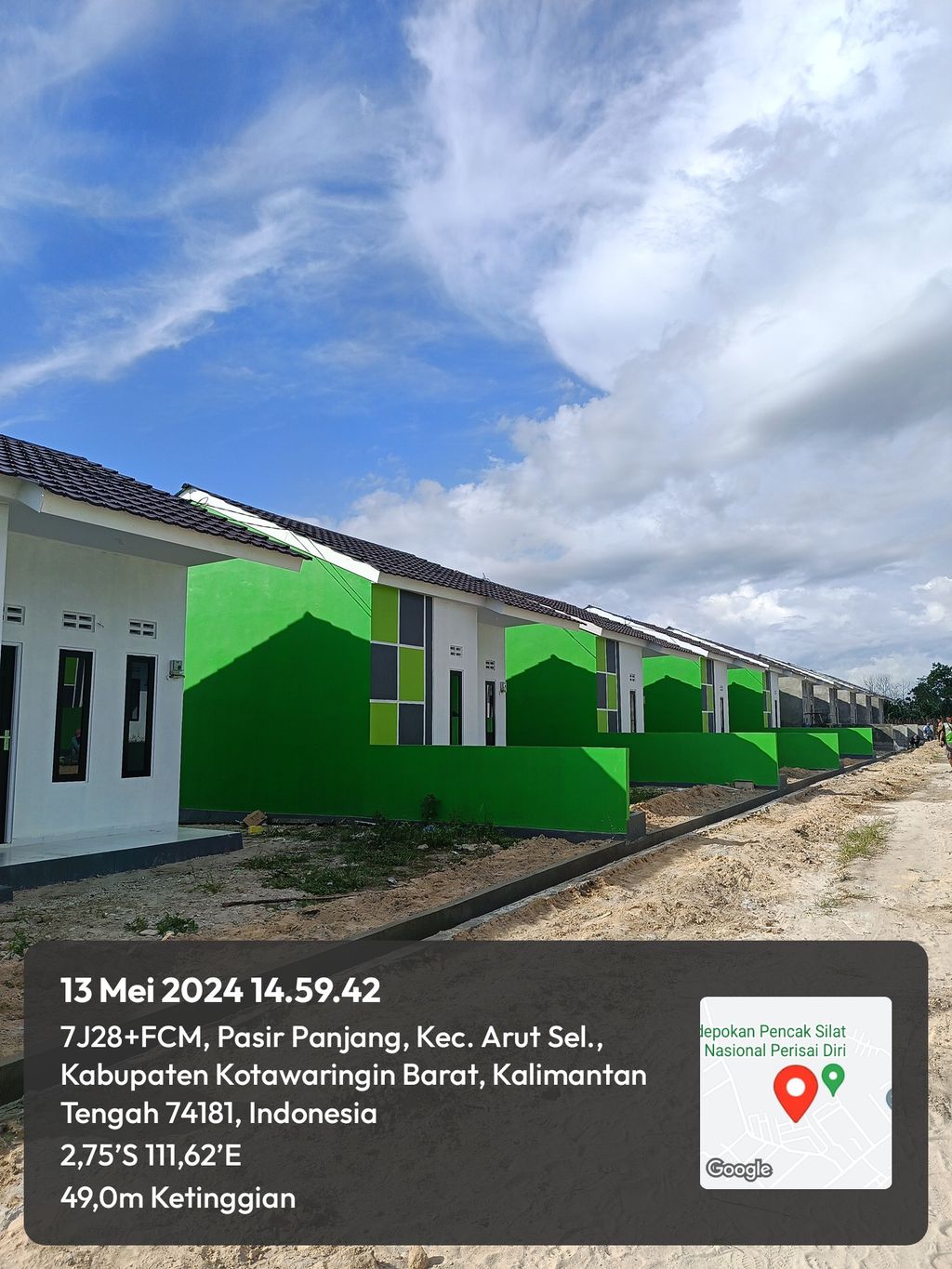 foto posisi tengah perumahan GRAHA HASTINA VI