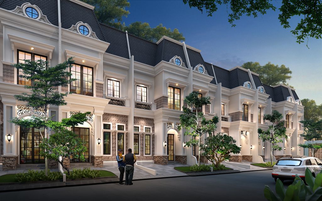 foto tampak rumah tipe Villa perumahan THE MARRIOTT VILLAS
