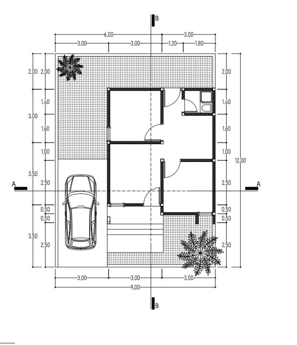 foto denah rumah tipe 36 perumahan GRIYA CEMPAKA MAS