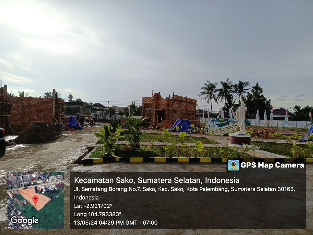 foto posisi tengah perumahan Onyx Estate