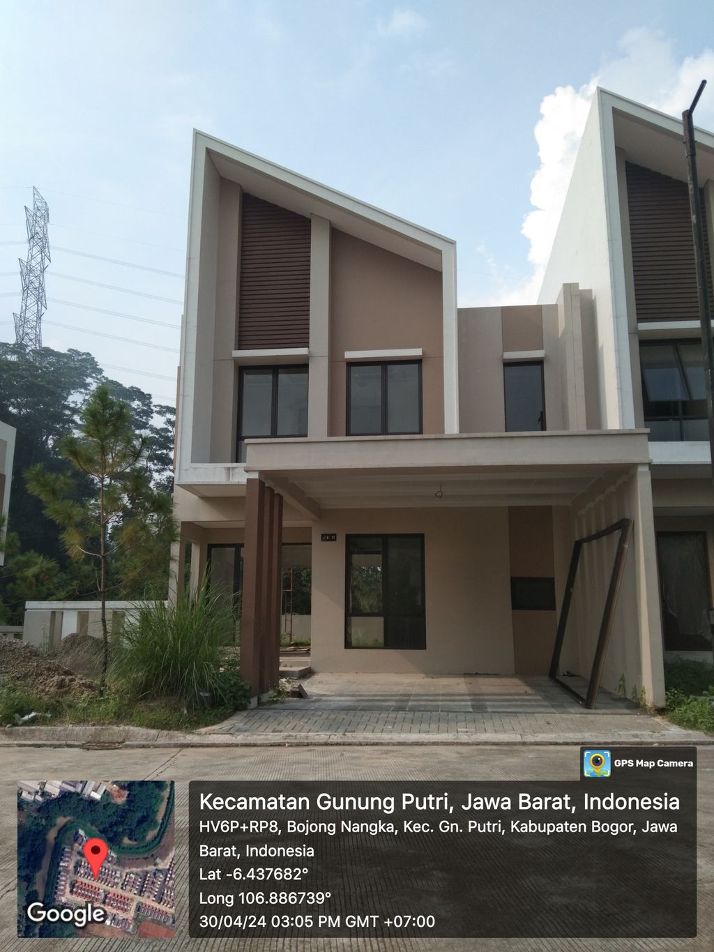 foto tampak rumah tipe JUNIPER - HK-J-01 perumahan PERUMAHAN PODOMORO RIVER VIEW