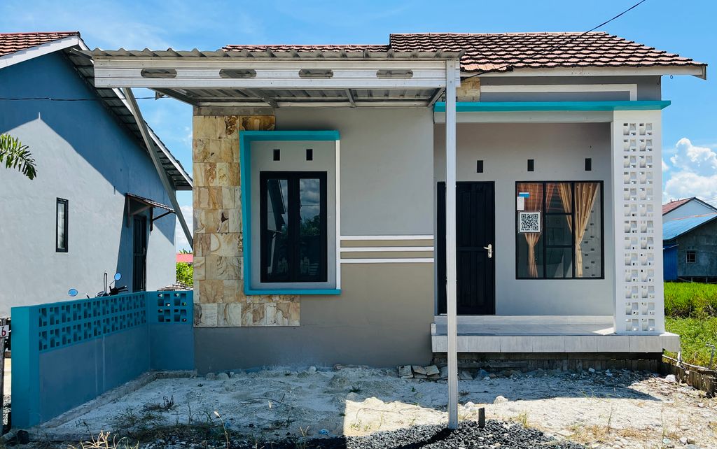 foto tampak rumah tipe 36 perumahan ADINDA VILLAGE 6 TAHAP 2