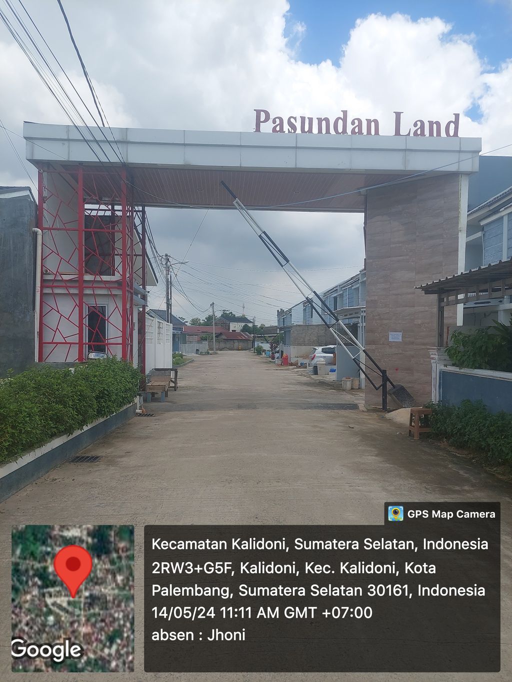 foto gerbang perumahan TOWNHOUSE PASUNDAN LAND