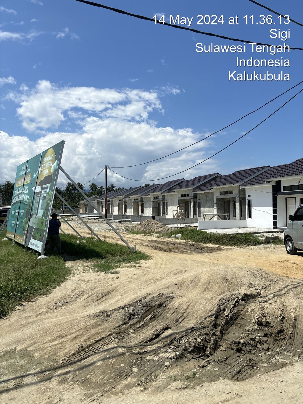 foto gerbang perumahan JEVALAND KALUKUBULA