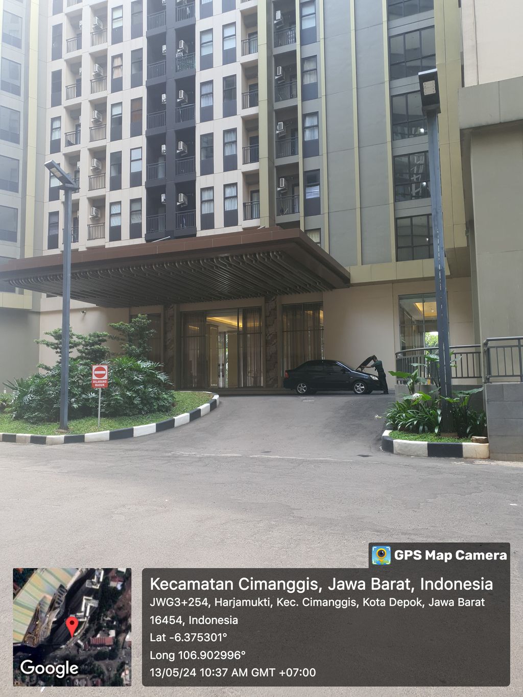 foto posisi tengah perumahan TRANSPARK CIBUBUR TOWER C