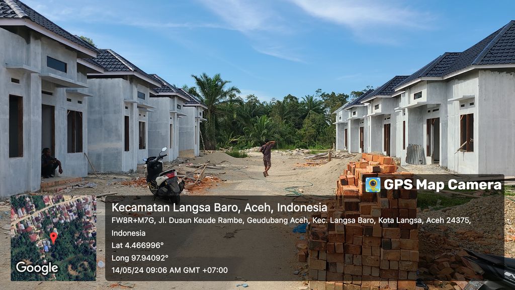 foto posisi tengah perumahan RAJA RESIDENT (Geudubang Asri)