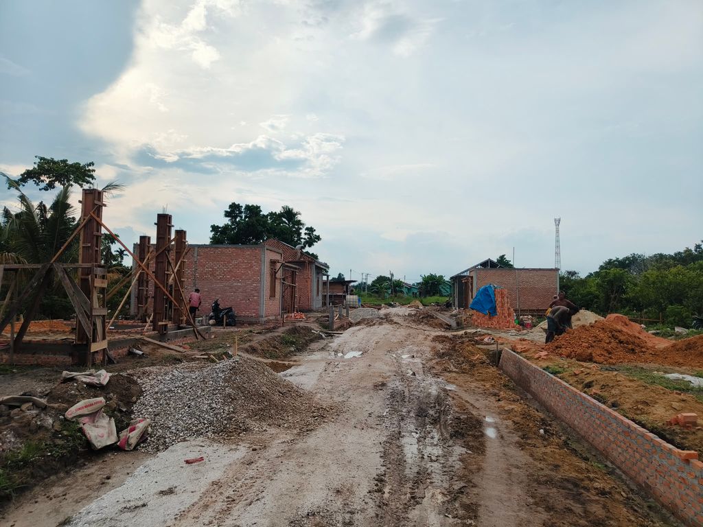 foto posisi tengah perumahan BUMI TARAI INDAH
