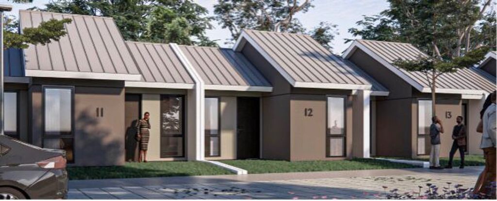 foto tampak rumah tipe 30 perumahan TAMAN MANDALI 2