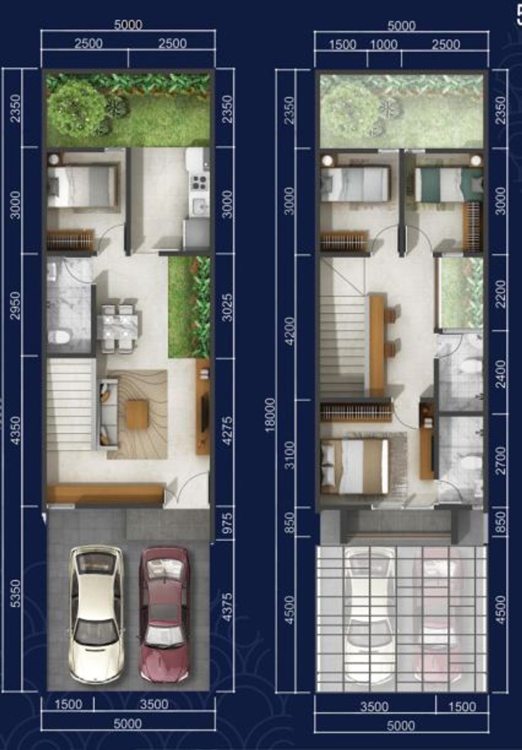 foto denah rumah tipe SAPPHIRE perumahan GRAHA RAYA VAZZA