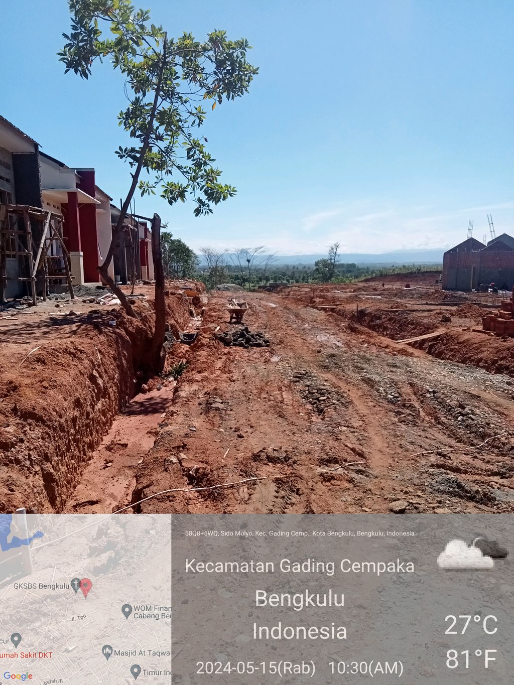 foto posisi tengah perumahan GREEN AL-FATH 3