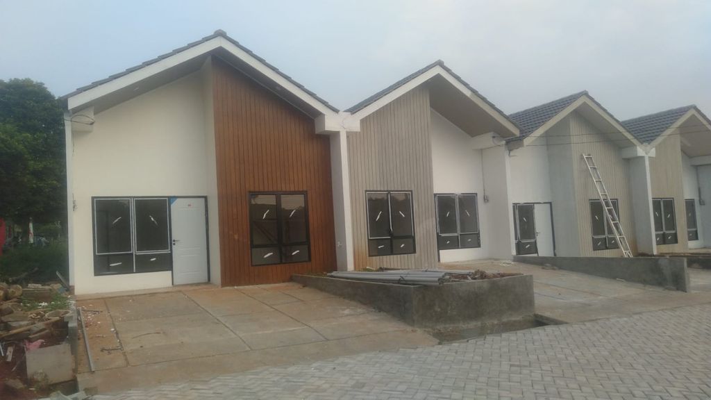 foto tampak rumah tipe 40 B1 perumahan Puri Bukit Depok
