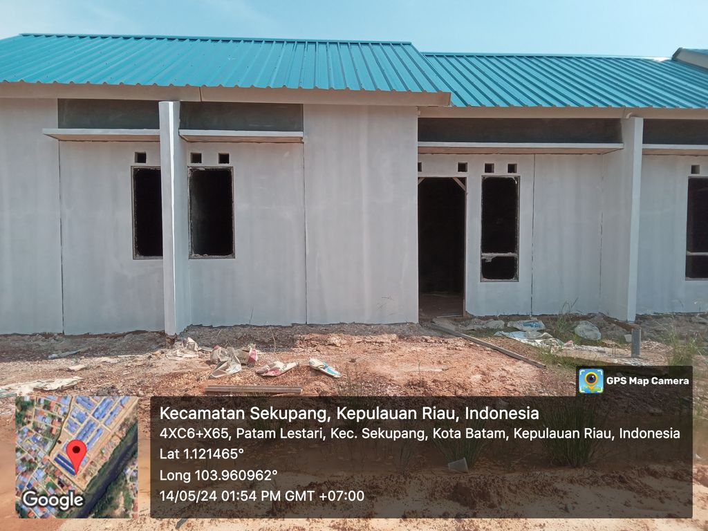 foto tampak rumah tipe 30 / 66 (Subsidi 2024) perumahan Komplek Perumahan Graha Mentarau