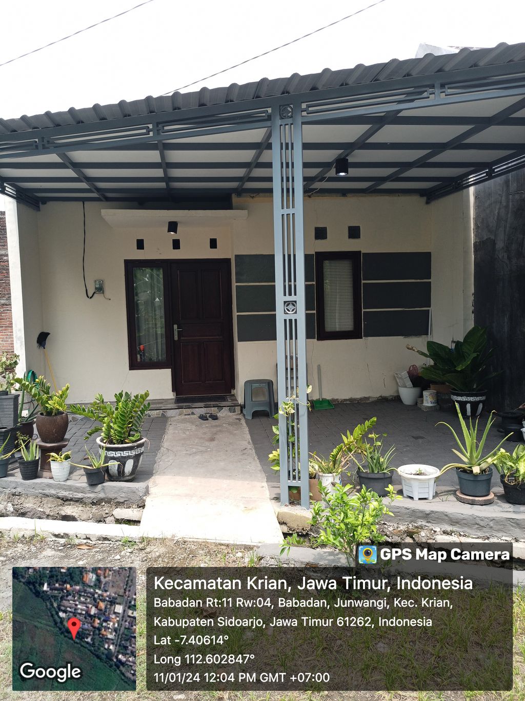 foto tampak rumah tipe 36 perumahan BABADAN ASRI