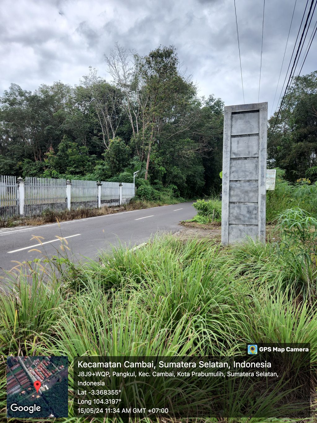 foto gerbang perumahan Griya pangkul