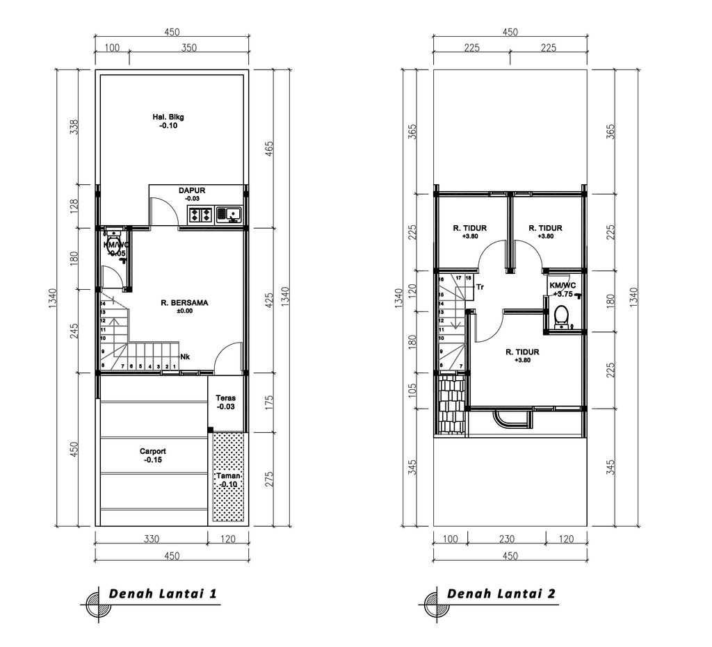 foto tampak rumah tipe Compact (2 kamar) + Teras 505 perumahan G-Land Ciwastra Park 2