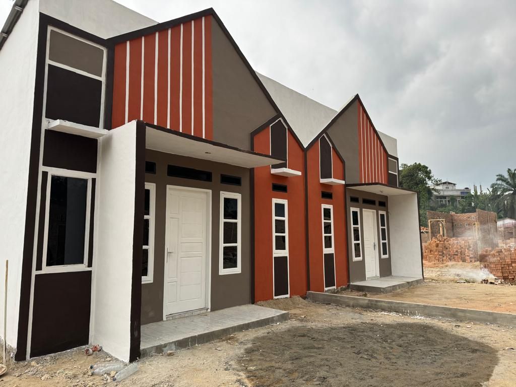 foto tampak rumah tipe Scandinavian 36 perumahan MS BONGBONG RAYA RESIDENCE