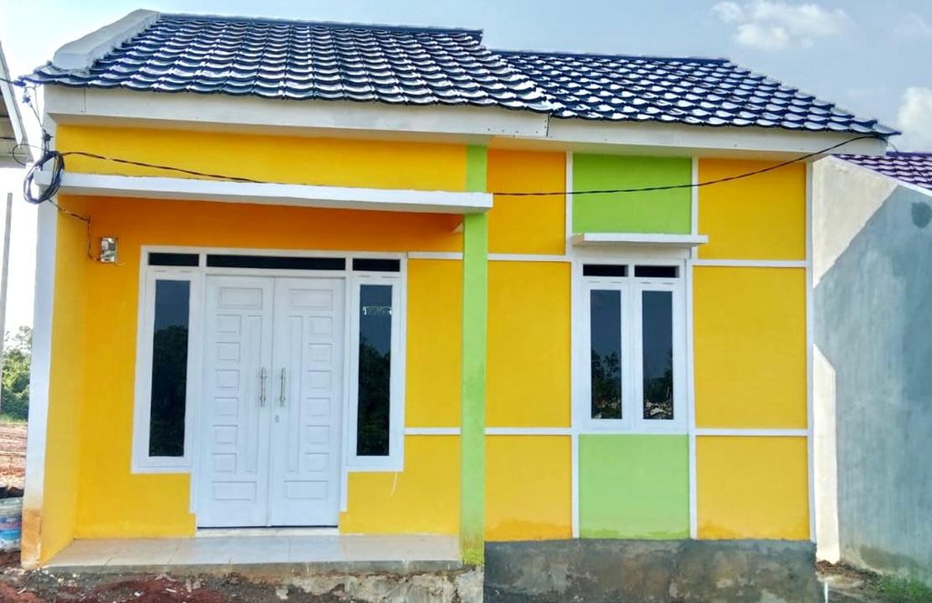 foto tampak rumah tipe 36 perumahan PANORAMA RESIDENCE