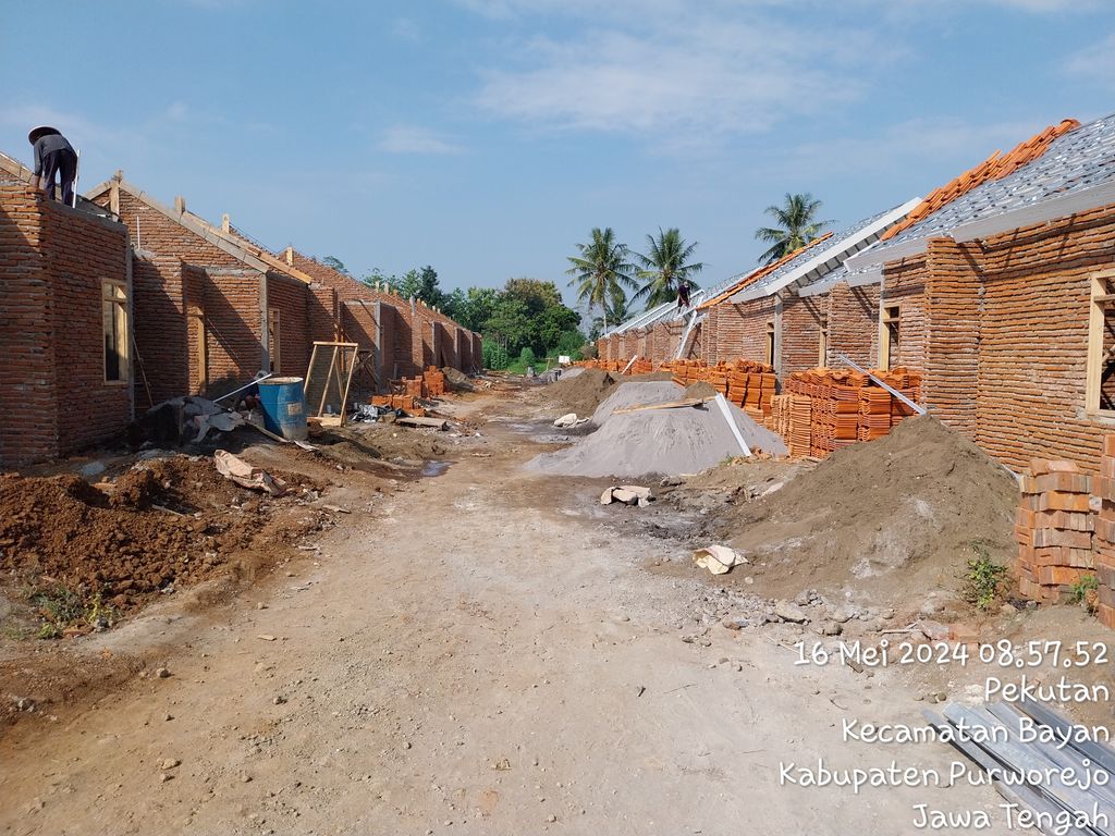 foto posisi tengah perumahan MULIALAND PURWOREJO
