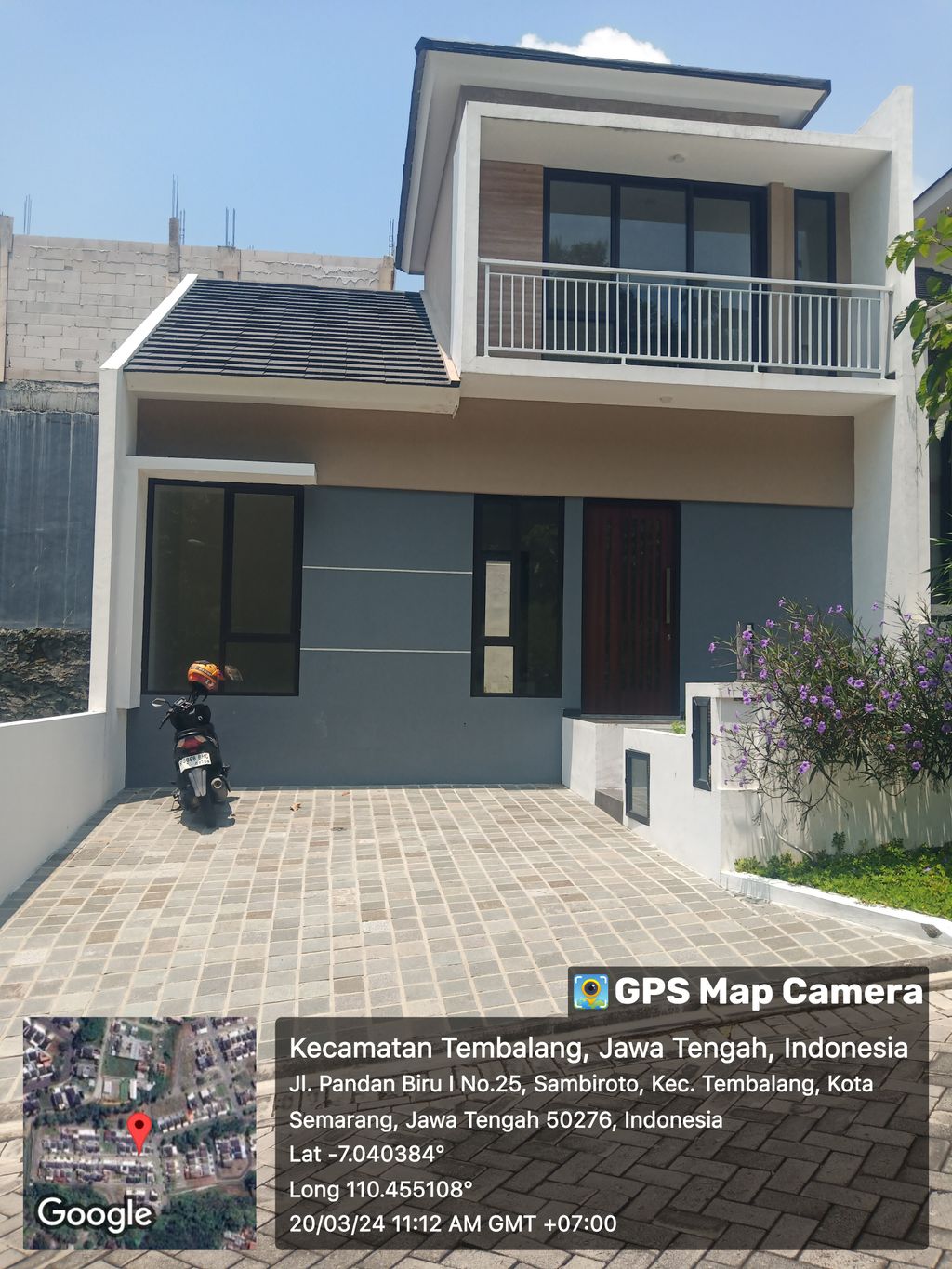 foto tampak rumah tipe 69 komersial-PH5 perumahan Pandanaran Height