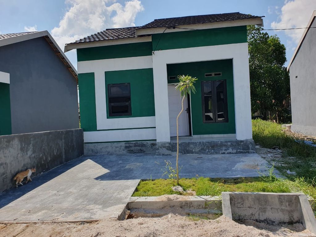 foto tampak rumah tipe 36 perumahan SULUNG GOLF RESIDENCE II