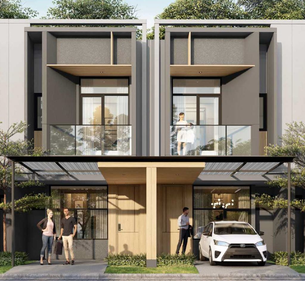 foto tampak rumah tipe Jiva D11/1 perumahan Kawasan Tanakayu