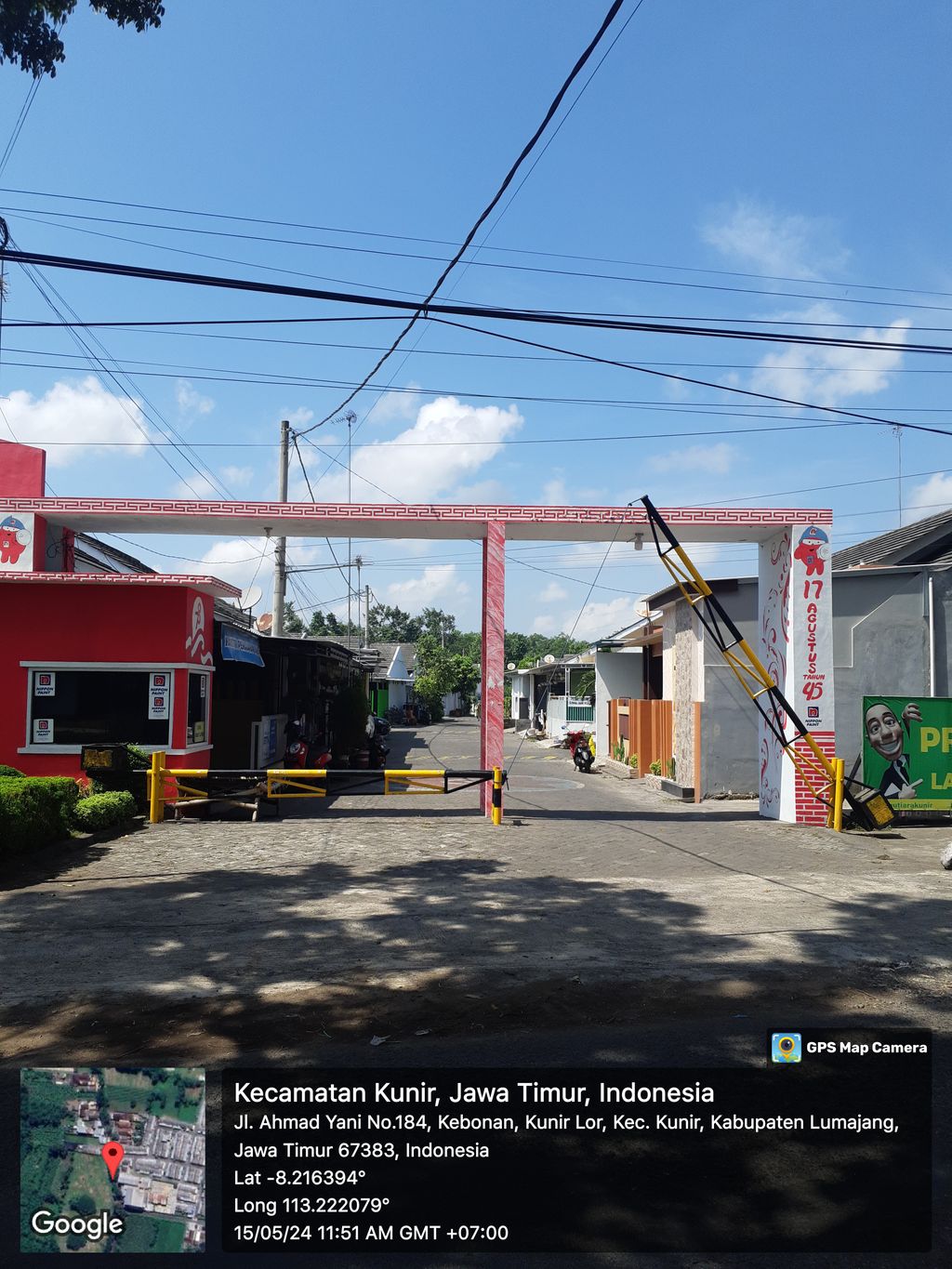 foto gerbang perumahan MUTIARA KUNIR TAHAP 3
