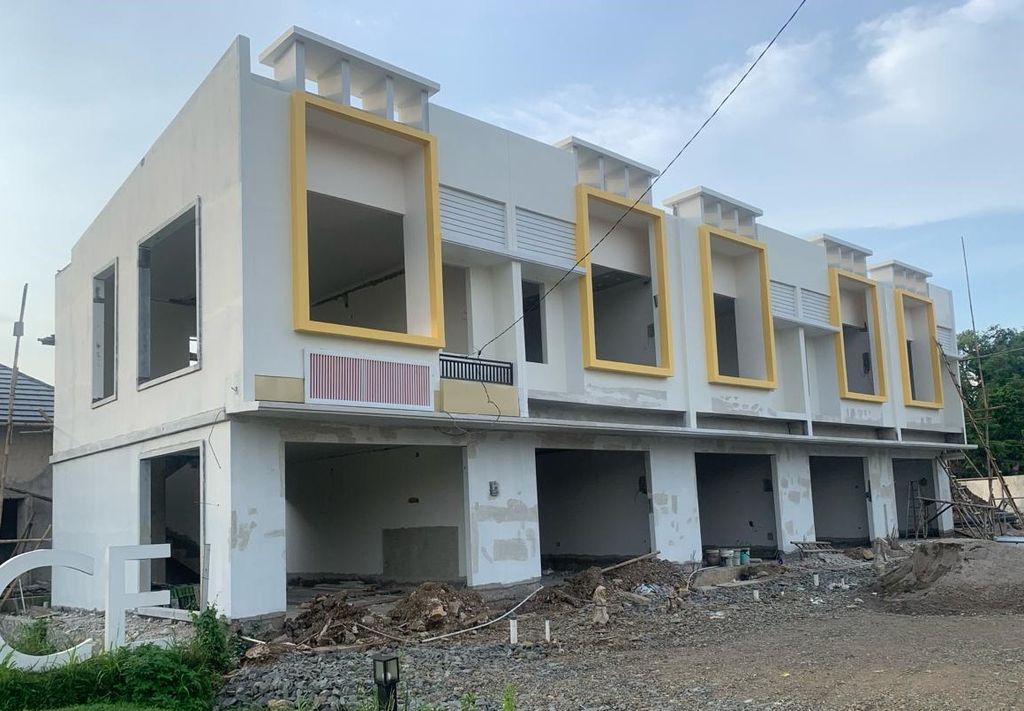 foto tampak rumah tipe RUKO perumahan PERSADA RESIDENCE
