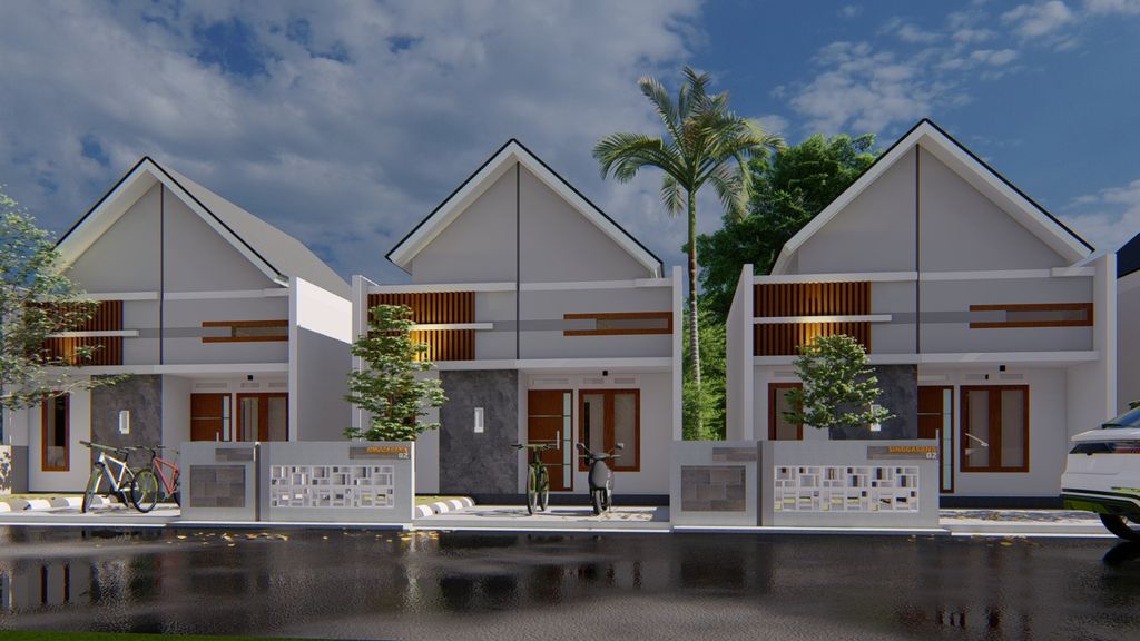 foto denah rumah tipe 30 perumahan Singgasana Kotaraja