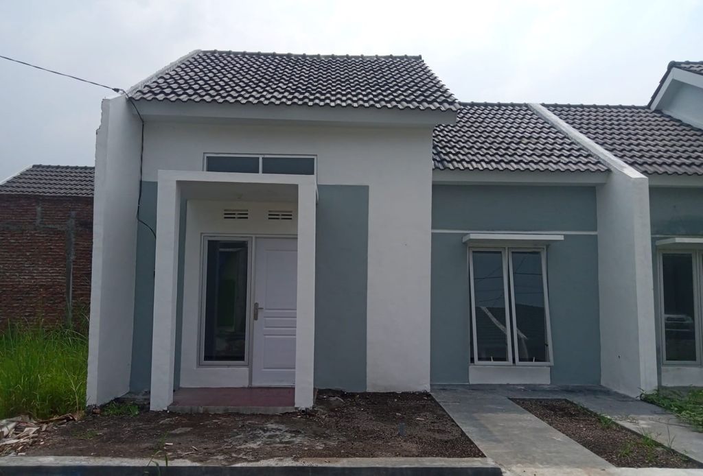 foto tampak rumah tipe Neo Lotus perumahan The Quality Riverside