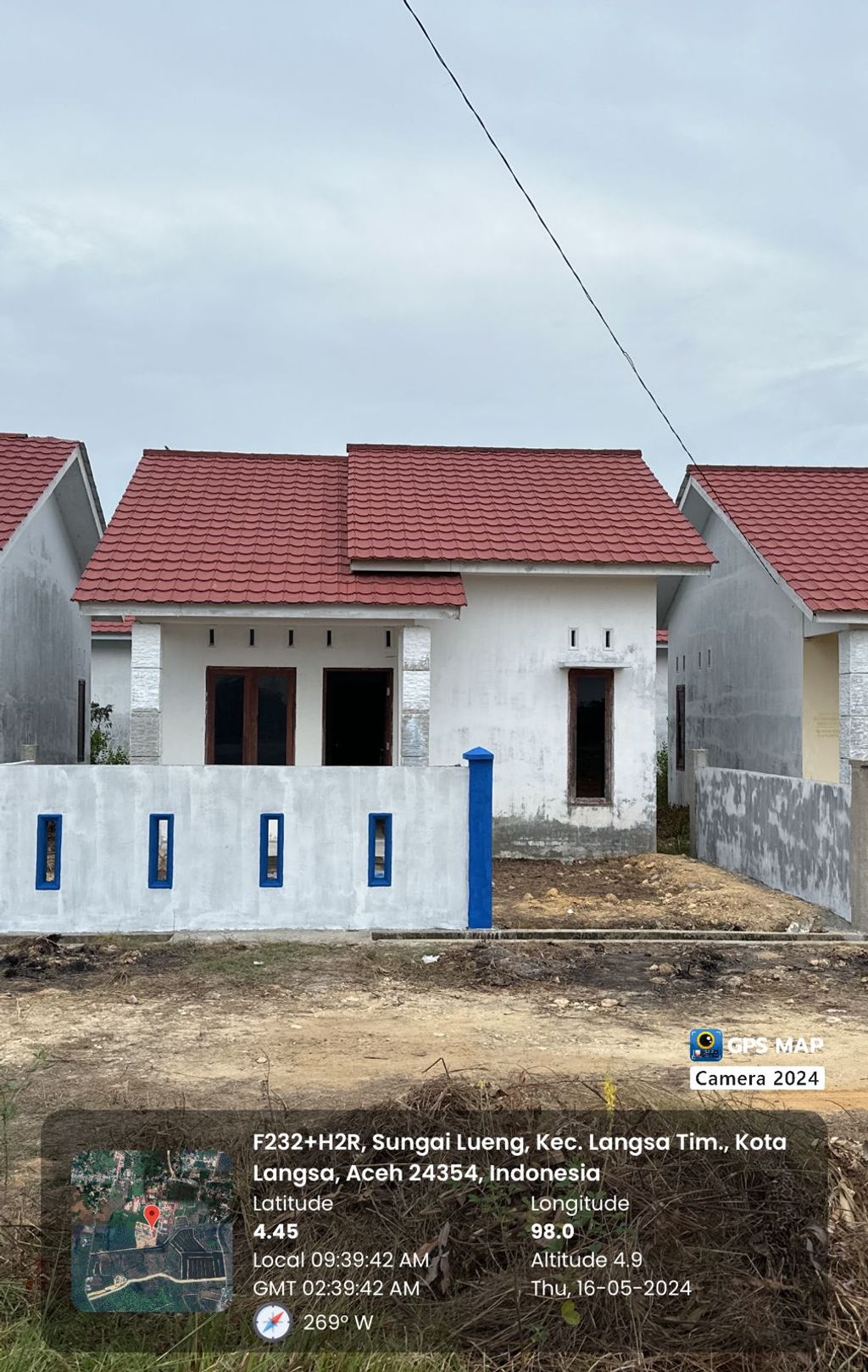 foto tampak rumah tipe 36 perumahan GRAHA TAMAN SIMFONI INDAH