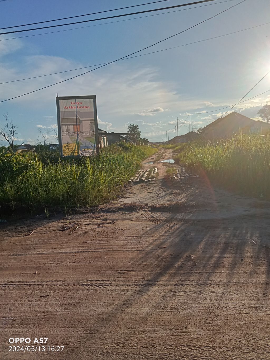 foto gerbang perumahan Griya Artha Graha