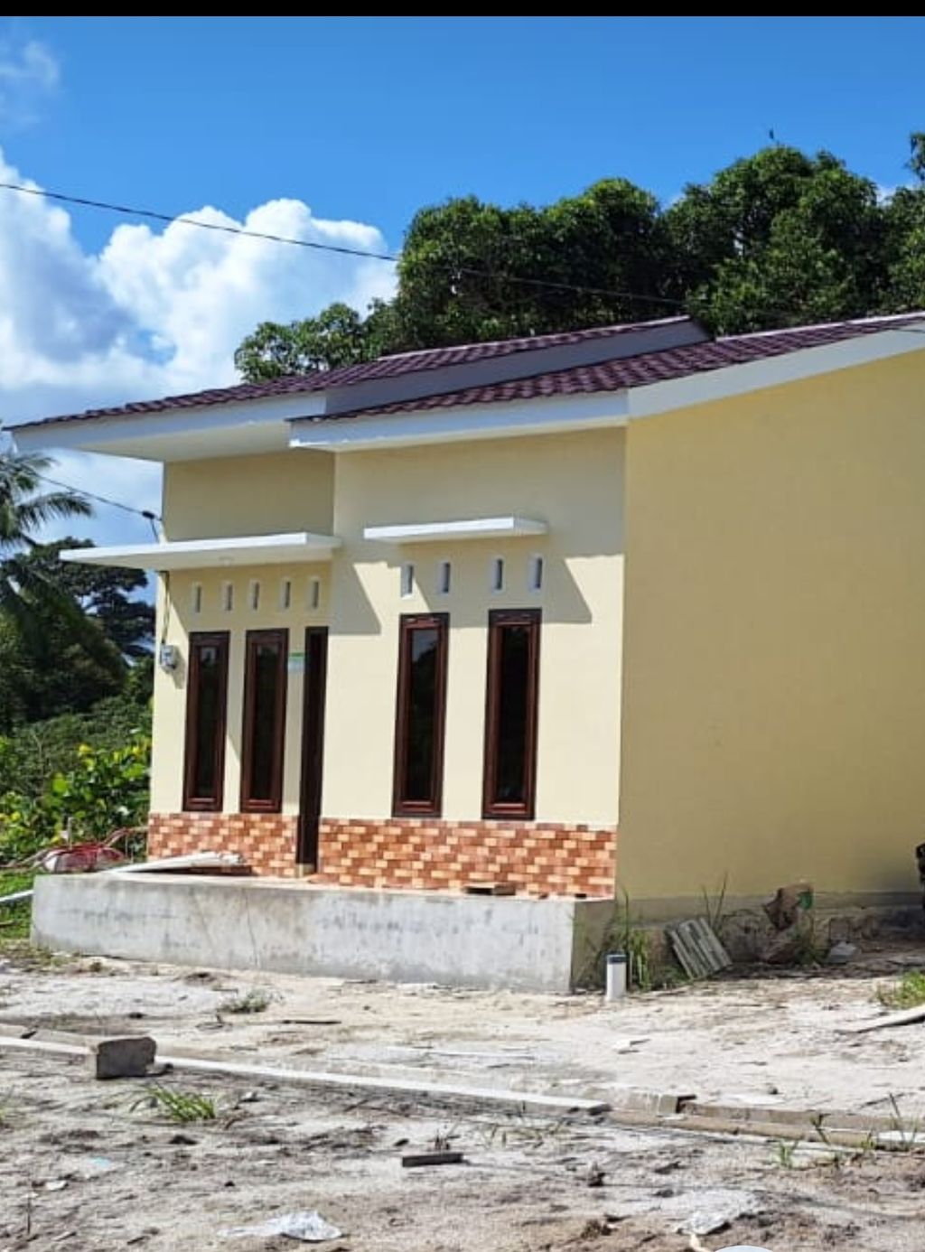 foto tampak rumah tipe 36/125 perumahan PERUMAHAN SATAM GREEN GARDEN