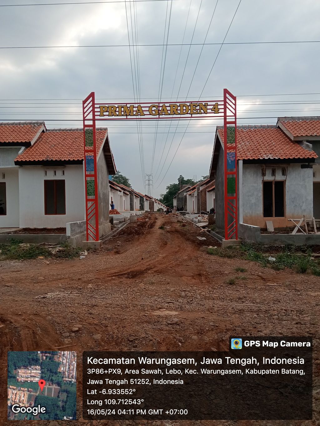 foto gerbang perumahan Perumahan Prima Garden 4
