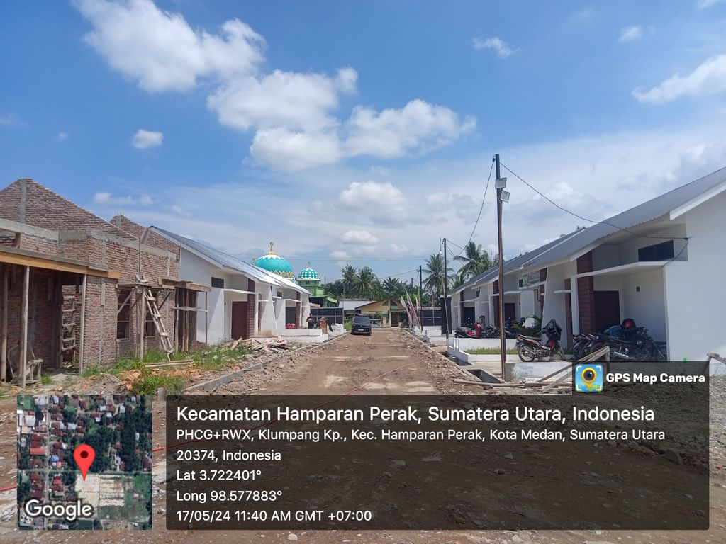 foto posisi tengah perumahan PERUMAHAN INTI SEJAHTERA TAHAP II