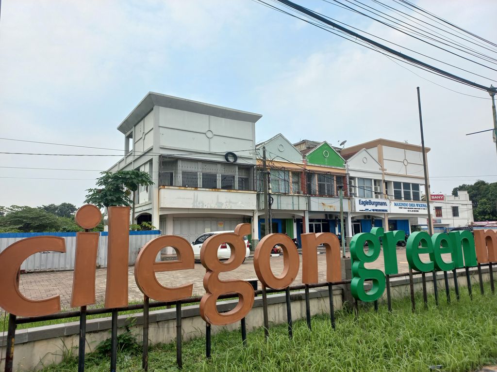 foto posisi tengah perumahan Cilegon Green Megablock