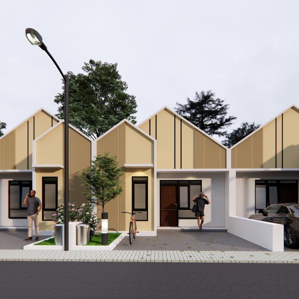 foto tampak rumah tipe 30/60 perumahan MUTIARA KUNIR TAHAP 3